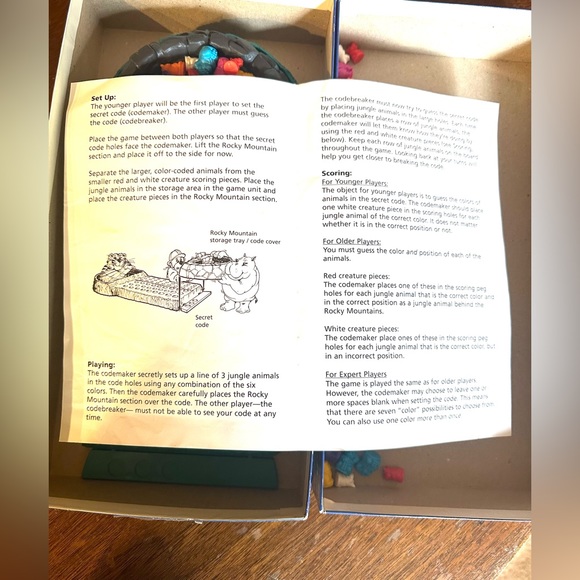 Mastermind ⬇️$🎄Collectible GAME KIDS Pressman 1995 - Break the Hidden Code! - Picture 5 of 5